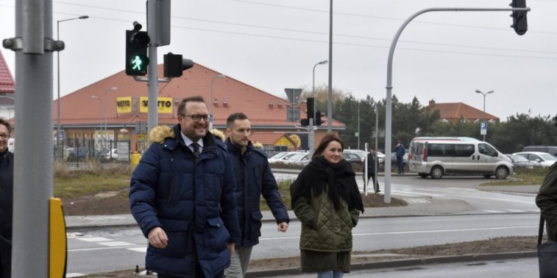 Inteligentne przejście dla pieszych na Pogórzu