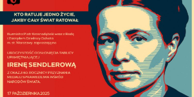 Warszawa uczci Irenę Sendlerową - wkrótce odsłonięcie tablicy na Ochocie