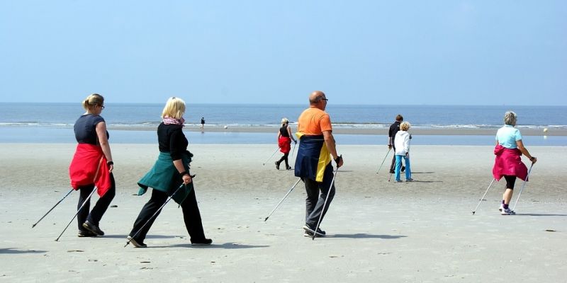 Nordic walking na plaży?