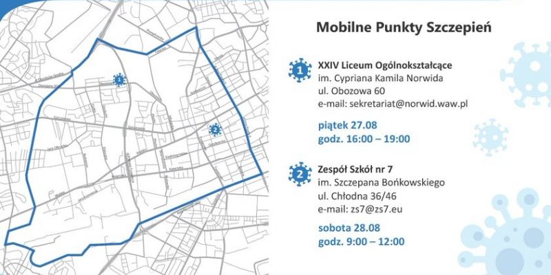 Pierwsze w Polsce punkty szczepień w szkołach