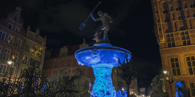 Gdańsk rozbłyśnie na niebiesko