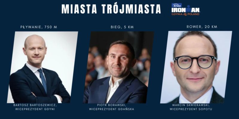 Miasta Trójmiasta pobiegną w triathlonie Enea Ironman Gdynia