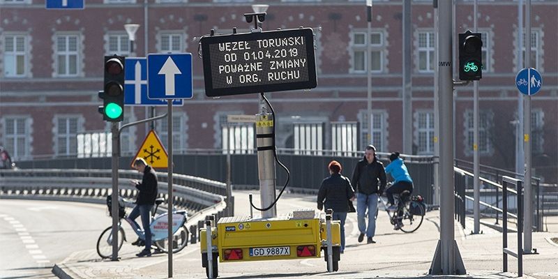 Uwaga kierowcy! Wiadukt Biskupia Górka – zmiany w organizacji ruchu MAPKA