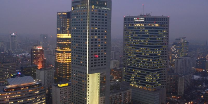 Ćwiczenia służb mundurowych w Hotelu InterContinental