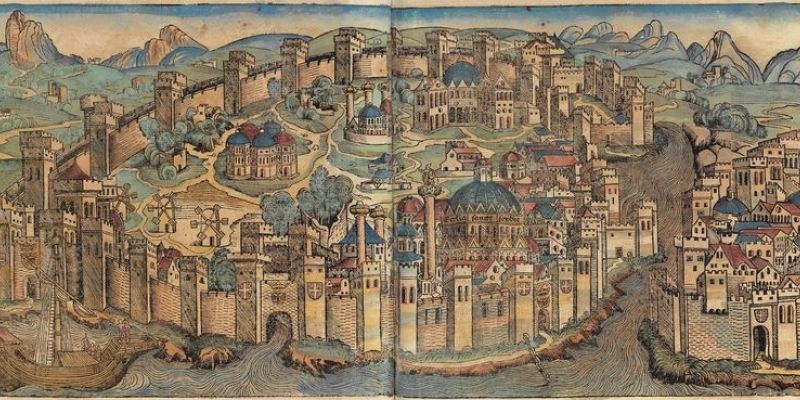 Jak przedstawiano wyobrażenie miasta w sztuce średniowiecznej? Wykład z cyklu Miasta, mity, mistyfikacje w IKM