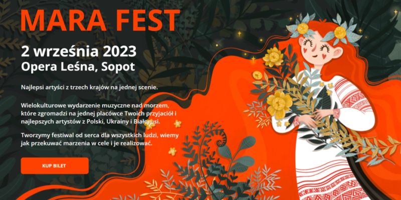 Mara Fest 2023: muzyka, marzenia i solidarność - razem dla wolności Ukrainy
