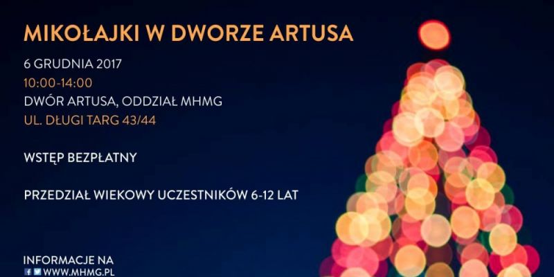 Świąteczne zajęcia dla najmłodszych w Dworze Artusa