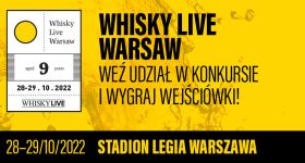 Konkurs - wygraj wejściówki na Whisky Live Warsaw