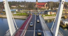 Tymczasowe zamknięcie Mostu w Sobieszewie